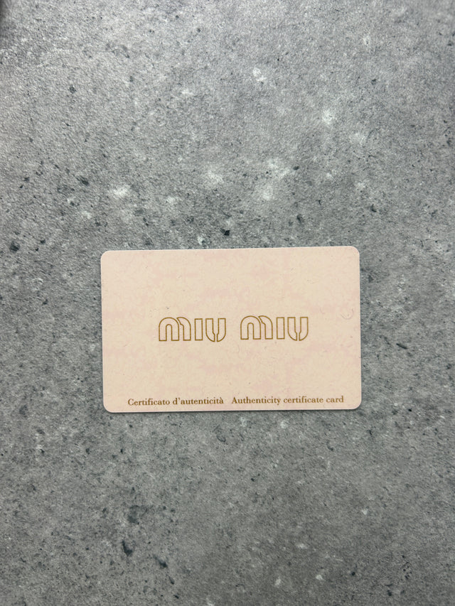 MIUMIU PORTEMONNAIE ROSA MIT HERZ