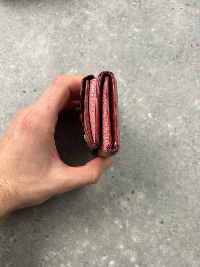 MIUMIU PORTEMONNAIE ROSA MIT HERZ