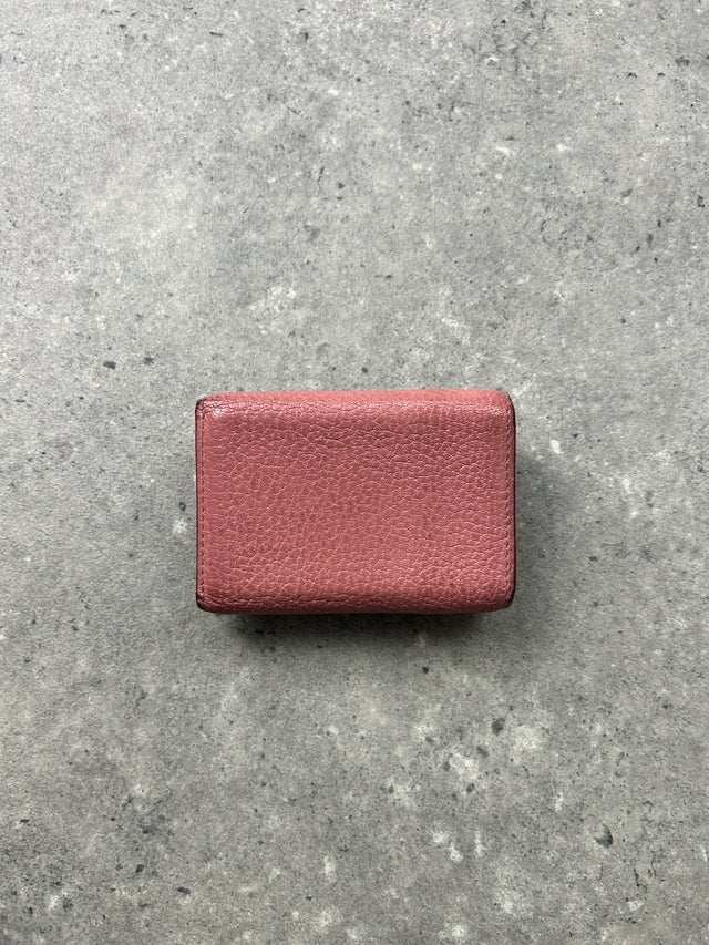 MIUMIU PORTEMONNAIE ROSA MIT HERZ