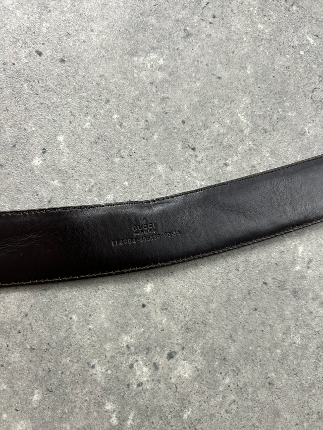 GUCCI LEDER GÜRTEL ROT GRÜN