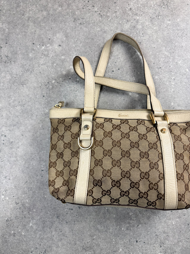 Gucci Mini Abbey GG Monogramm Handtasche Beige