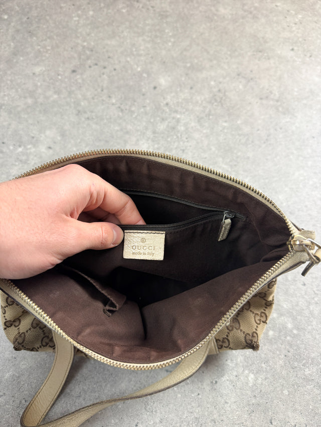 Gucci Mini Abbey GG Monogramm Handtasche Beige