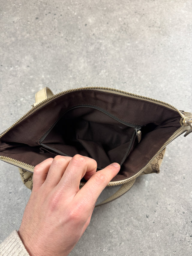 Gucci Mini Abbey GG Monogramm Handtasche Beige