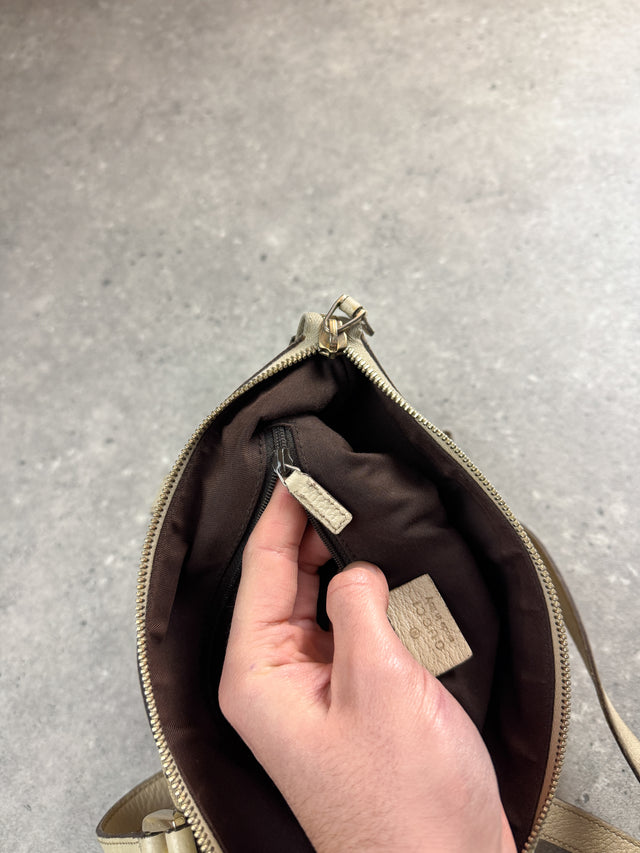 Gucci Mini Abbey GG Monogramm Handtasche Beige