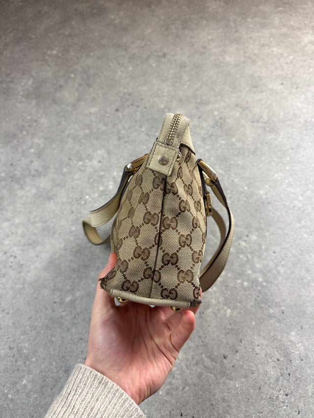 Gucci Mini Abbey GG Monogramm Handtasche Beige