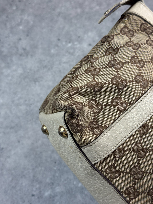 Gucci Mini Abbey GG Monogramm Handtasche Beige